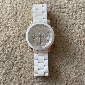 Michae Kors white watch